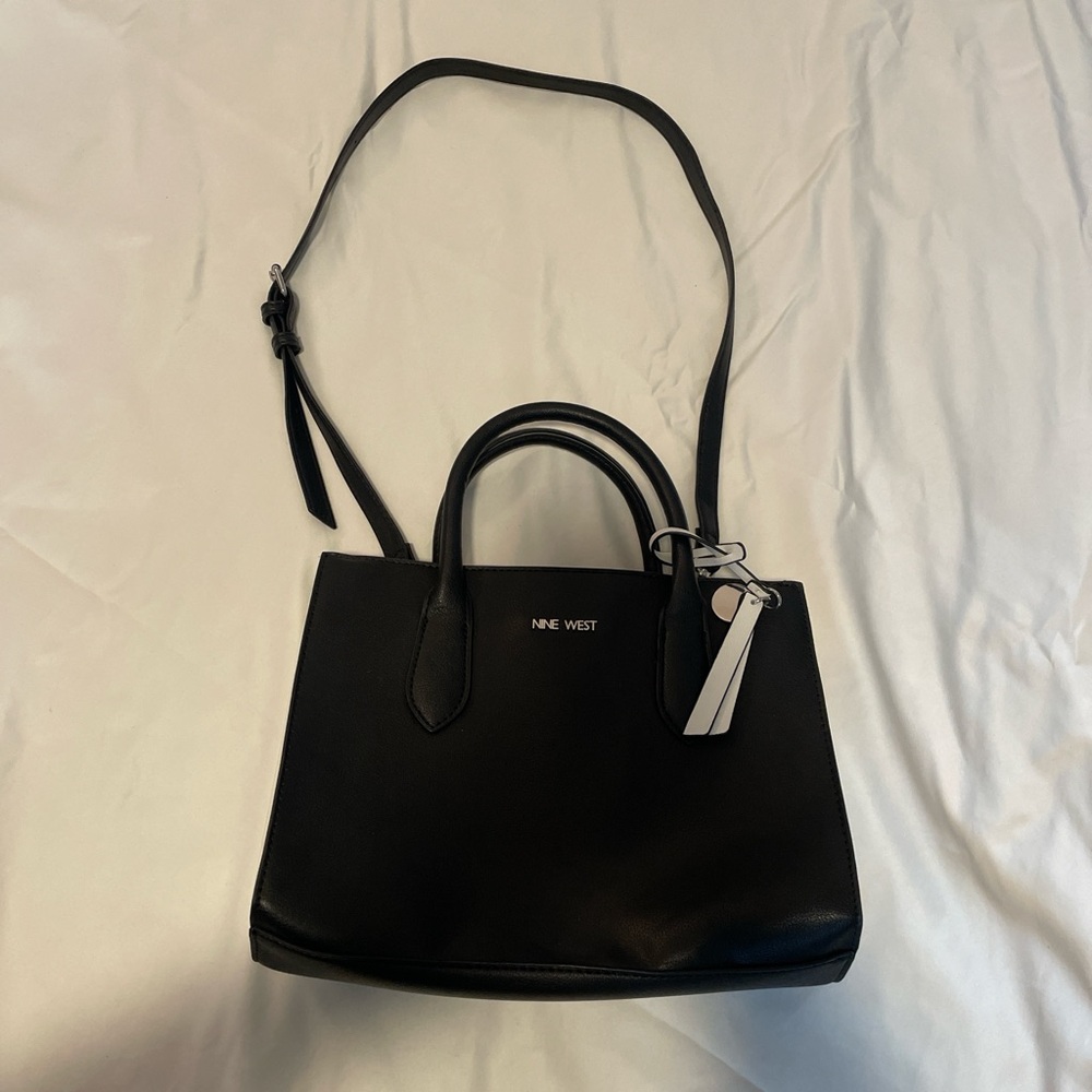 Black mine west crossbody